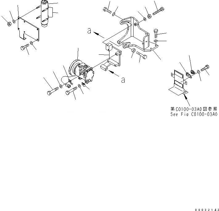Схема запчастей Komatsu PC300-7 - КОНДИЦИОНЕР (ВОЗДУХОВОДЫ)(№7-) КАБИНА ОПЕРАТОРА И СИСТЕМА УПРАВЛЕНИЯ