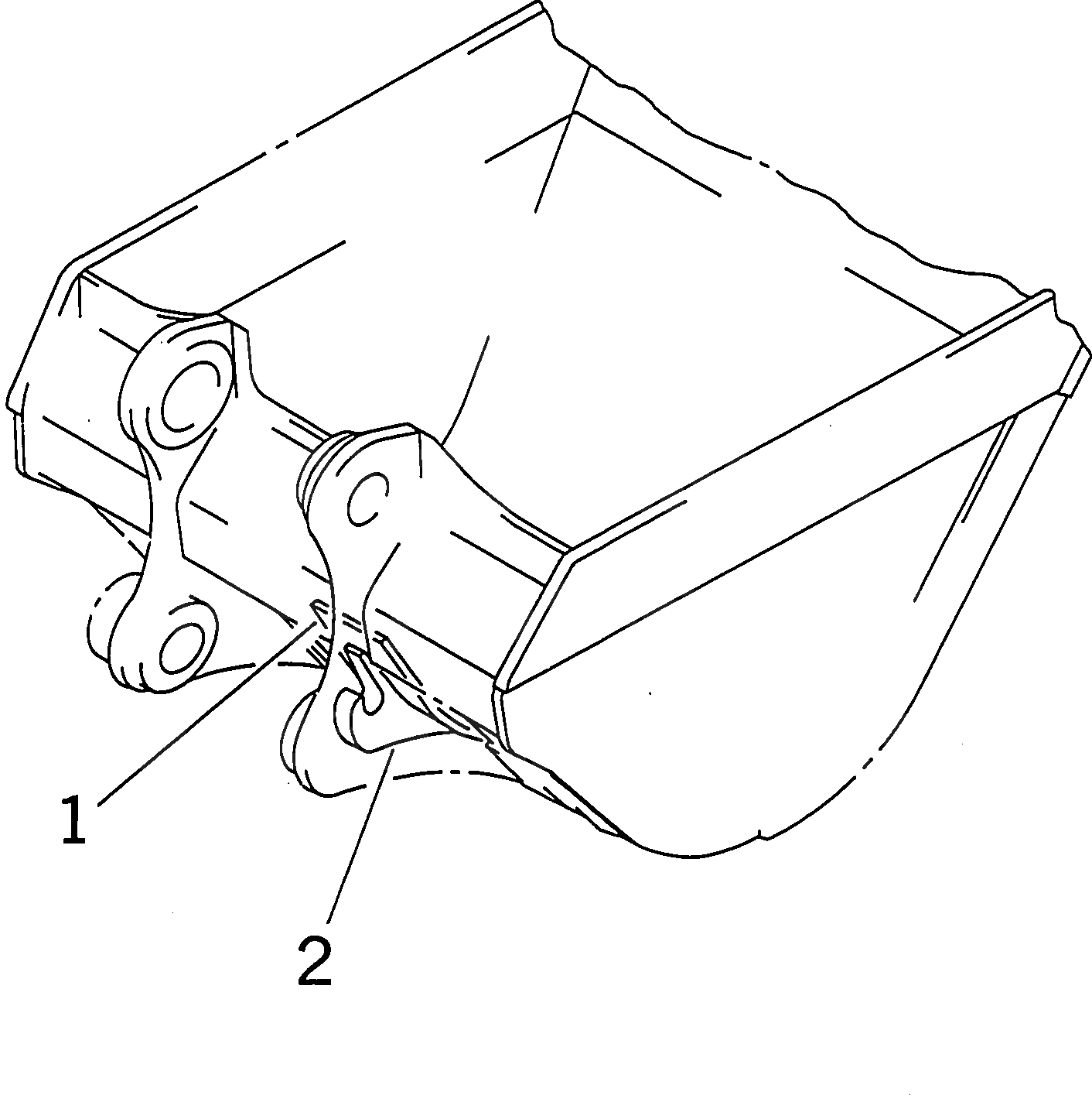 Схема запчастей Komatsu PC300-7E0 - КРЮК (ДЛЯ КОВША) РАБОЧЕЕ ОБОРУДОВАНИЕ