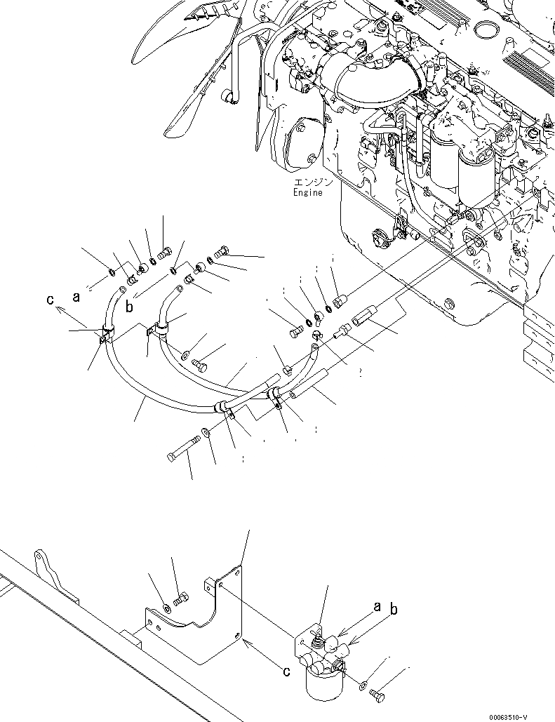 Схема запчастей Komatsu PC300-8 - АНТИКОРРОЗ. ЭЛЕМЕНТ(№-) КОМПОНЕНТЫ ДВИГАТЕЛЯ