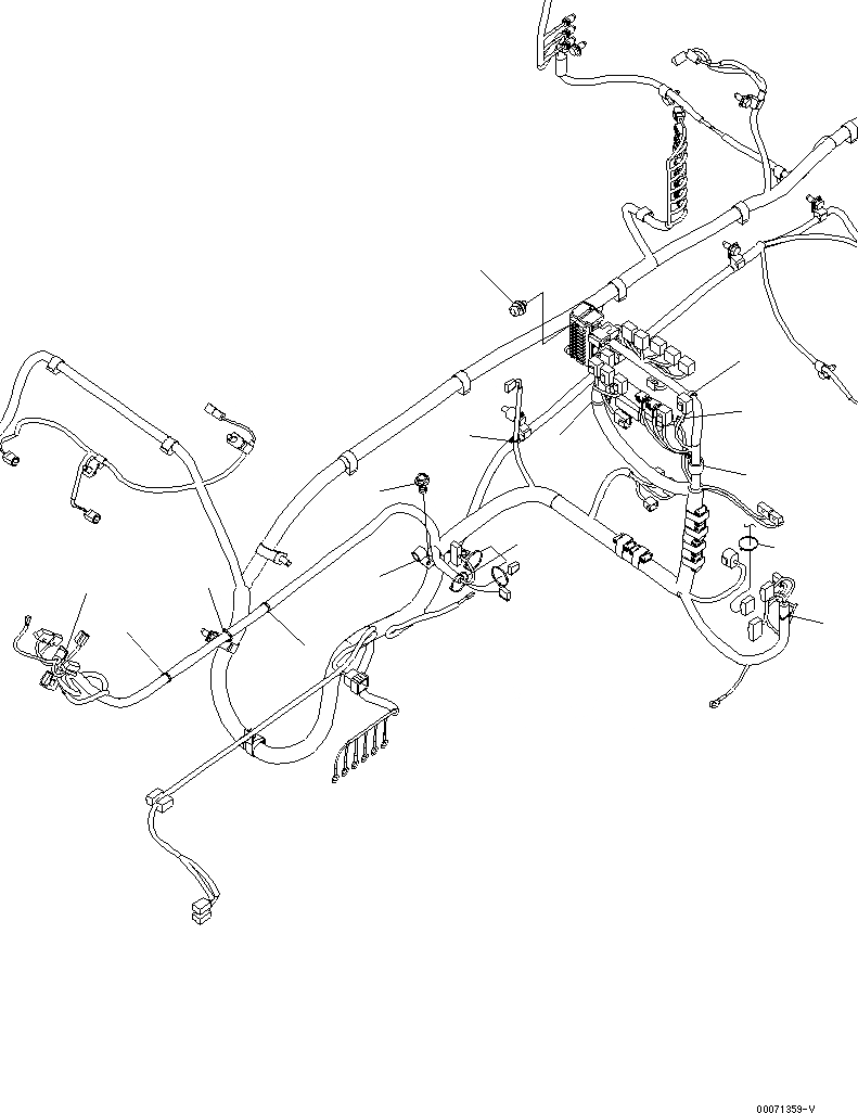 Схема запчастей Komatsu PC300-8 - КАБИНА (КАБИНА IN ЧАСТИ) (ОСНОВН. Э/ПРОВОДКА КРЕПЛЕНИЕ) (ДЛЯ KAL)(№-) КАБИНА ОПЕРАТОРА И СИСТЕМА УПРАВЛЕНИЯ