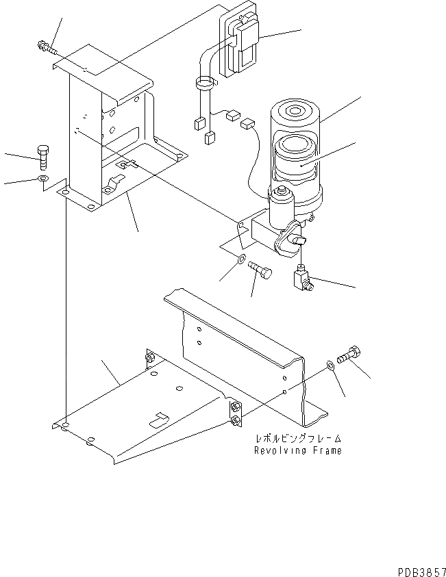 Схема запчастей Komatsu PC300LC-6Z - ЭЛЕМЕНТЫ СИСТЕМЫ АВТОМАТИЧ. СМАЗКИ (НАСОС СМАЗКИ) РАЗНОЕ