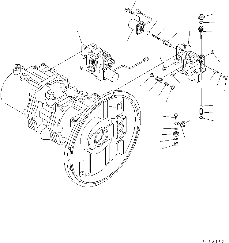 Схема запчастей Komatsu PC300LC-6Z - ОСНОВН. НАСОС (8/)(№-) ОСНОВН. КОМПОНЕНТЫ И РЕМКОМПЛЕКТЫ