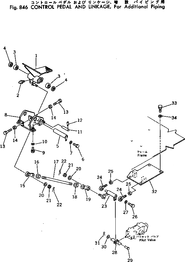 Схема запчастей Komatsu PC300LC-1 - ПЕДАЛЬ УПРАВЛ-Я И МЕХАНИЗМ¤ С ДОПОЛН. ГИДРОЛИНИЕЙ ОПЦИОННЫЕ КОМПОНЕНТЫ
