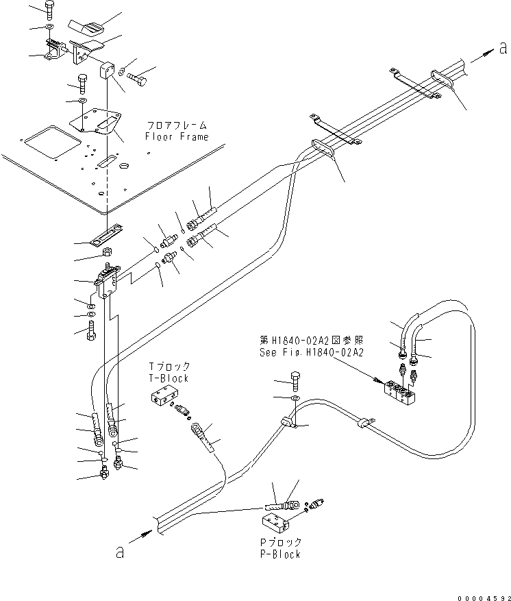 Схема запчастей Komatsu PC300LC-7 - ОСНОВН. КОНСТРУКЦИЯ (FOOTREST) (ЛЕВ.) ( АКТУАТОР)(№-) КАБИНА ОПЕРАТОРА И СИСТЕМА УПРАВЛЕНИЯ