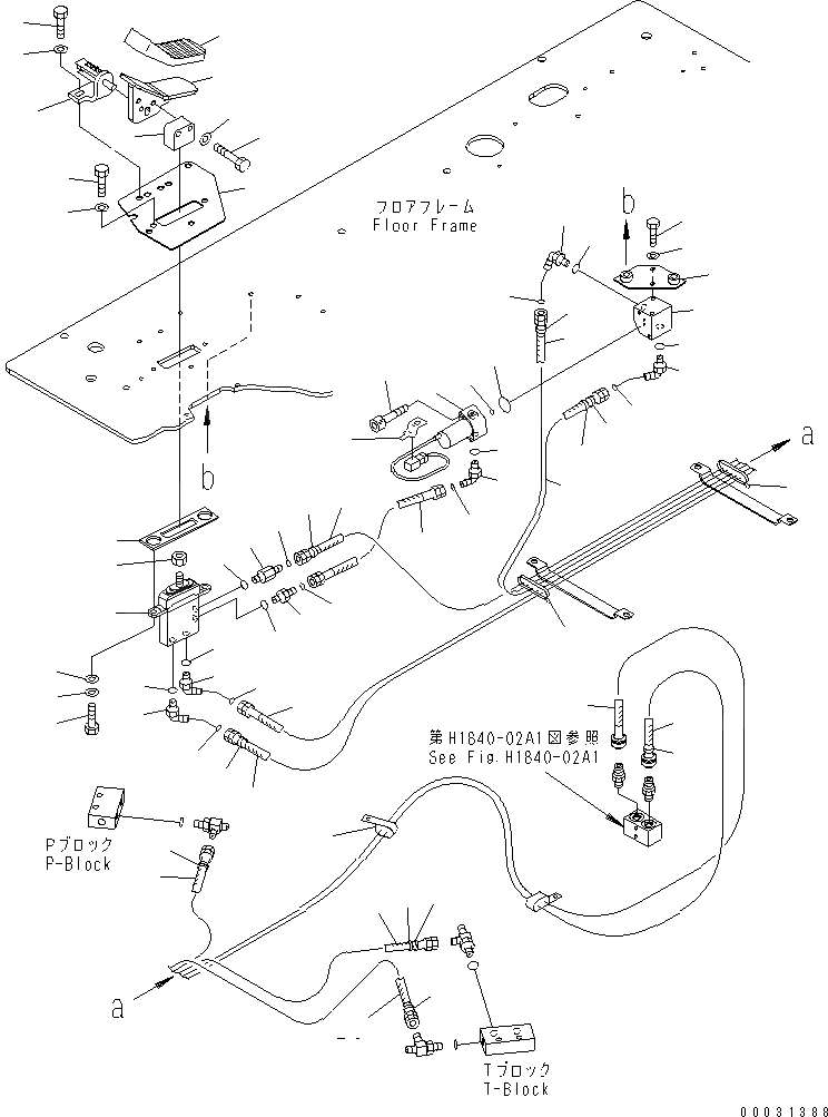 Схема запчастей Komatsu PC300LC-7 - ОСНОВН. КОНСТРУКЦИЯ (КАБИНА) (УПРАВЛ. НАВЕСН. ОБОРУД.) ( АКТУАТОР)(№-) КАБИНА ОПЕРАТОРА И СИСТЕМА УПРАВЛЕНИЯ