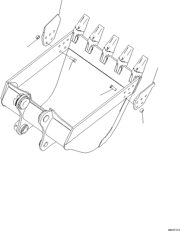 Схема запчастей Komatsu PC300LC-7E0 - БОКОРЕЗЫ РАБОЧЕЕ ОБОРУДОВАНИЕ