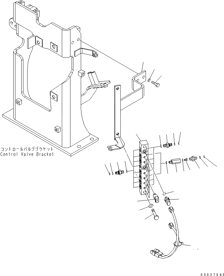 Схема запчастей Komatsu PC300LC-8 - PRESSURE ПЕРЕКЛЮЧАТЕЛЬ(№-) ГИДРАВЛИКА