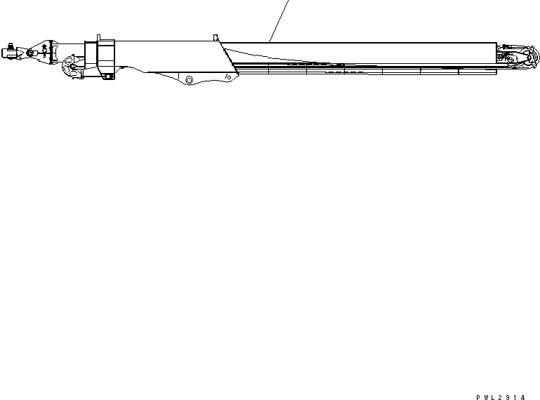 Схема запчастей Komatsu PC300SC-6 - РУКОЯТЬ (.M) (РУКОЯТЬ И ЦИЛИНДР КОВША)(№-) РАБОЧЕЕ ОБОРУДОВАНИЕ
