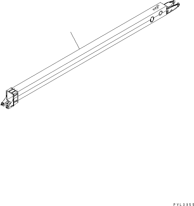 Схема запчастей Komatsu PC300SC-6 - РУКОЯТЬ (ВТОР.)(№-) РАБОЧЕЕ ОБОРУДОВАНИЕ