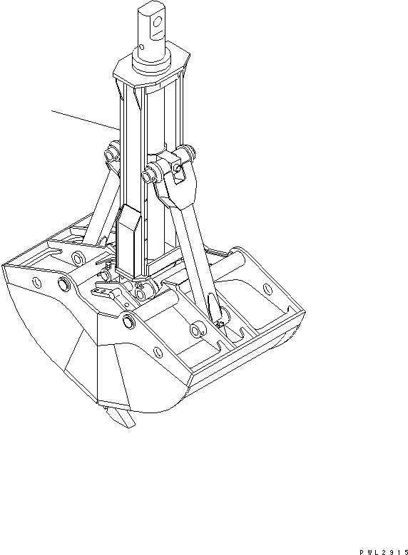Схема запчастей Komatsu PC300SC-6 - ГРЕЙФЕРН. SHELL КОВШ(№-) РАБОЧЕЕ ОБОРУДОВАНИЕ