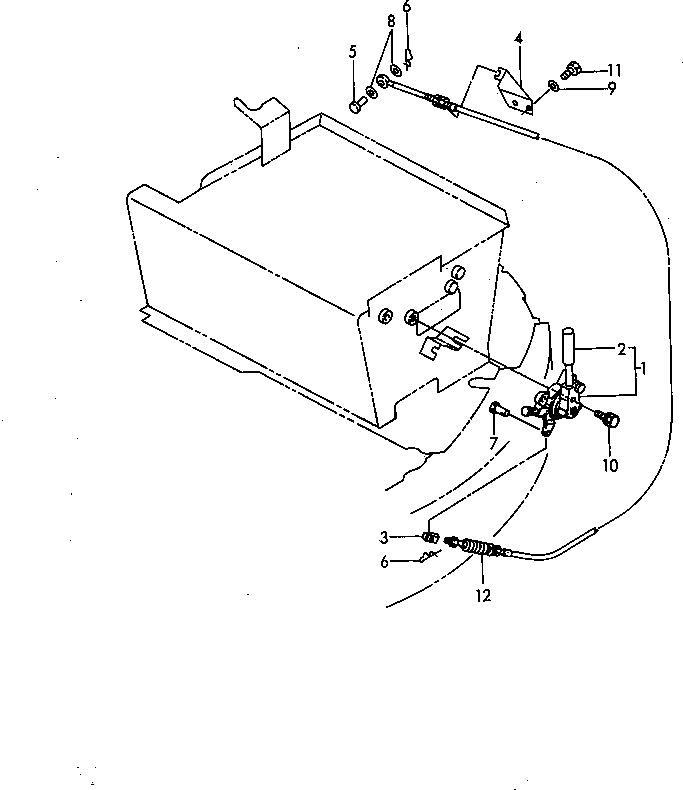 Схема запчастей Komatsu PC30FR-1 - РЫЧАГ УПРАВЛ-Я ПОДАЧЕЙ ТОПЛИВА И МЕХАНИЗМ СИСТЕМА УПРАВЛЕНИЯ