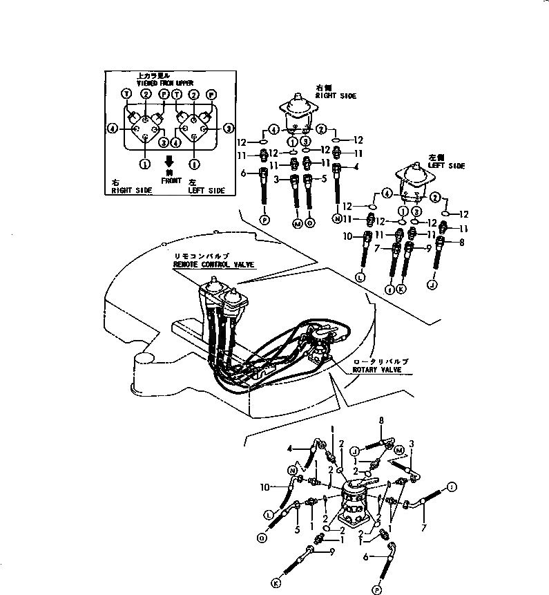 Схема запчастей Komatsu PC30FR-1 - УПРАВЛ-Е ТРУБЫ (УДАЛЕНН. УПРАВЛЯЮЩ. КЛАПАН - MULTI CHANGE КЛАПАН) УПРАВЛ-Е РАБОЧИМ ОБОРУДОВАНИЕМ