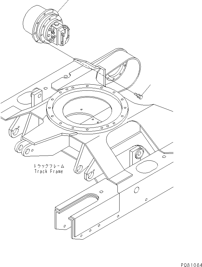 Схема запчастей Komatsu PC30FR-2 - МОТОР ХОДА (МОТОР БЛОК И КРЕПЛЕНИЕ ЧАСТИ) НИЖНЯЯ ГИДРОЛИНИЯ И ЛИНИЯ ХОДА