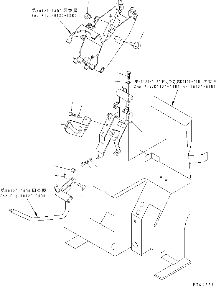 Схема запчастей Komatsu PC30MR-1 - СТОЙКА КОРПУС (ЛЕВ.) (ДЛЯ КРОМЕ ЯПОН.) КАБИНА ОПЕРАТОРА И СИСТЕМА УПРАВЛЕНИЯ