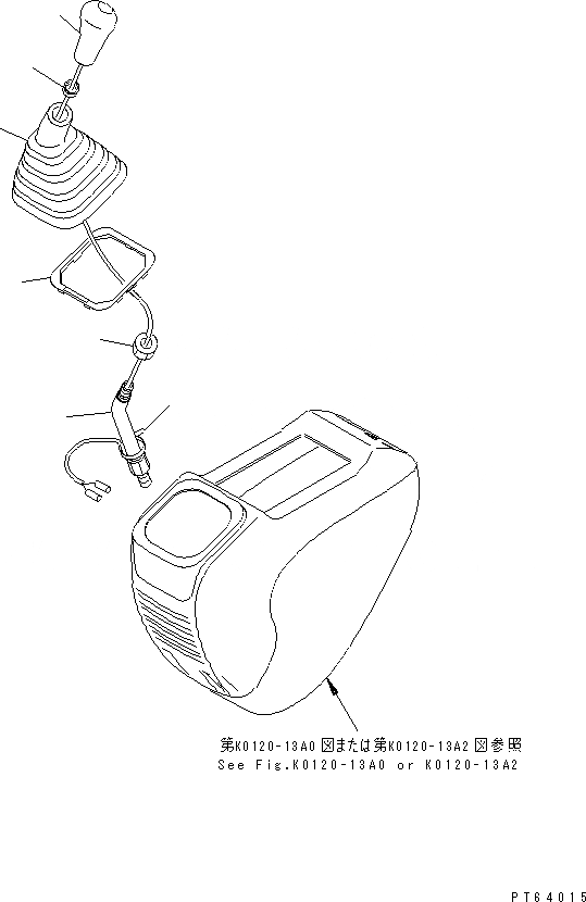 Схема запчастей Komatsu PC30MR-1 - КОВШ РЫЧАГ УПРАВЛ-Я КАБИНА ОПЕРАТОРА И СИСТЕМА УПРАВЛЕНИЯ