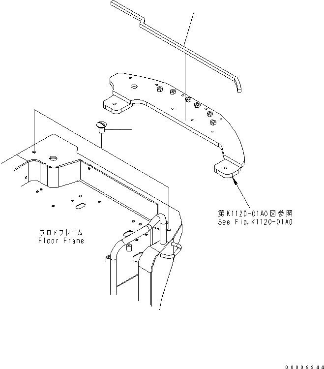 Схема запчастей Komatsu PC30MR-2-A - КРЕПЛЕНИЕ ОСН. КОНСТРУКЦИИ (ЩИТКИ И КРЫШКА) (НАВЕС) КАБИНА ОПЕРАТОРА И СИСТЕМА УПРАВЛЕНИЯ