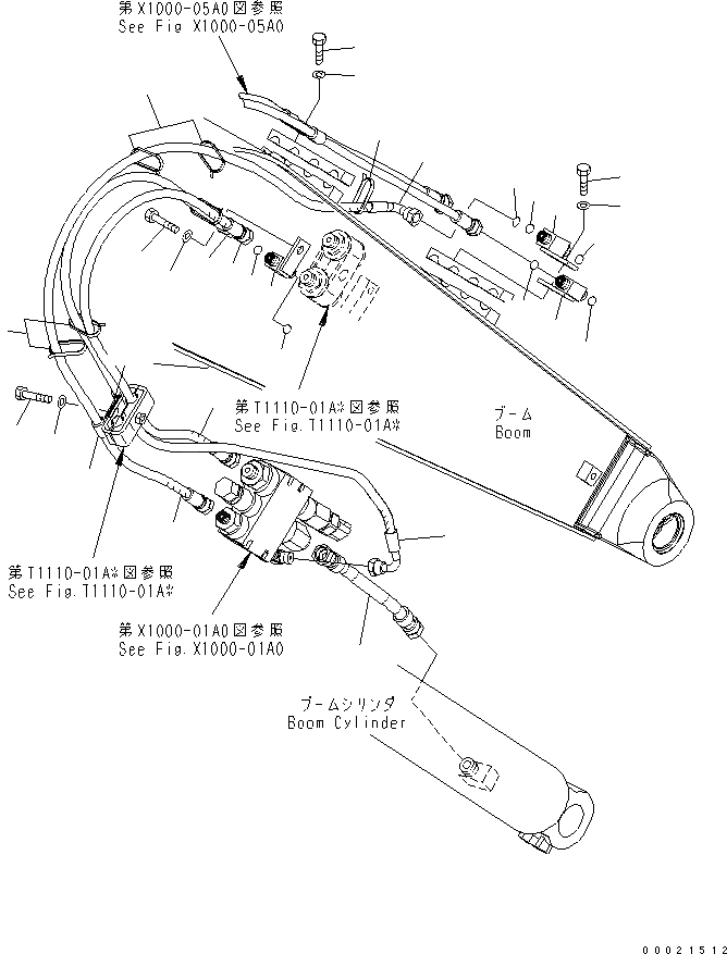 Схема запчастей Komatsu PC30MR-2-D - РУКОЯТЬ CRANE (СТОПОРН. КЛАПАН ЦИЛИНДРА СТРЕЛЫ ТРУБЫ) СПЕЦ. ОПЦИИ