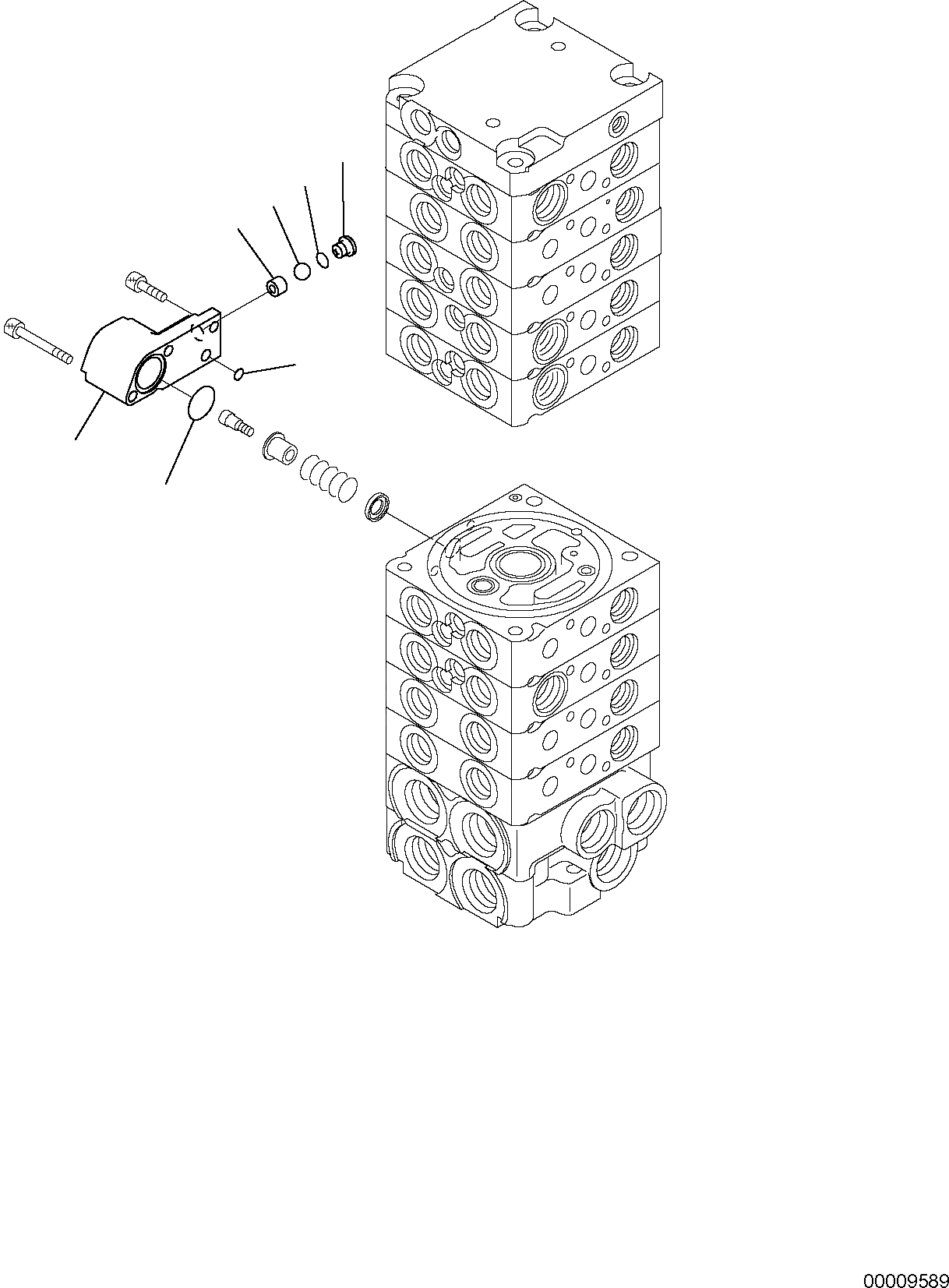 Схема запчастей Komatsu PC30MR-2 - УПРАВЛЯЮЩ. КЛАПАН (/) РАБОЧЕЕ ОБОРУДОВАНИЕ ГИДРАВЛИКА