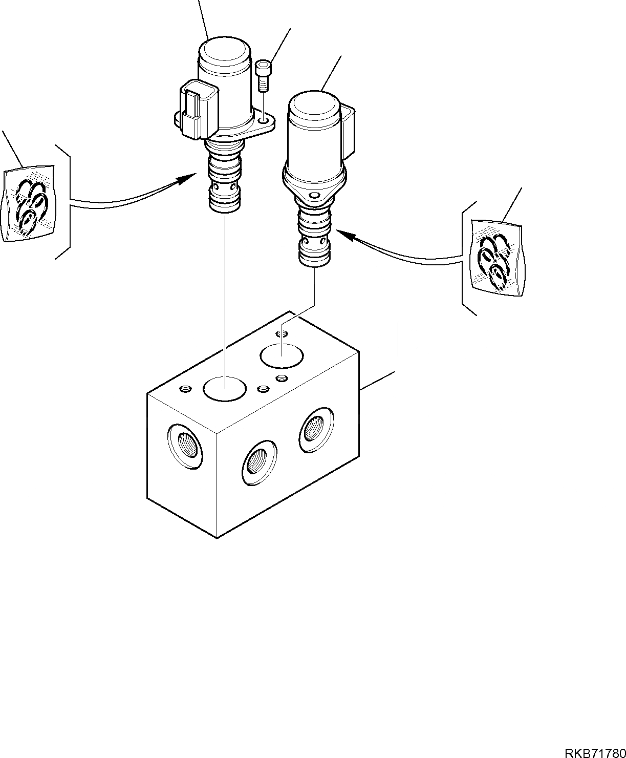 Схема запчастей Komatsu PC30MR-2 - СЕРВОУПРАВЛ. УСТР-ВО ПОДАЧИ РАБОЧЕЕ ОБОРУДОВАНИЕ ГИДРАВЛИКА