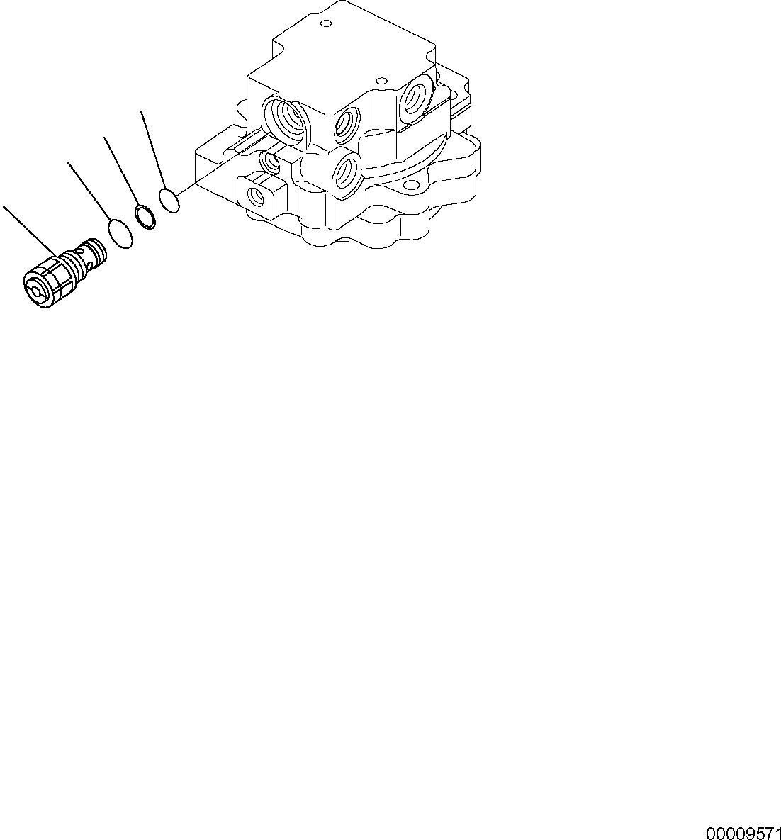 Схема запчастей Komatsu PC30MR-2 - МОТОР ПОВОРОТА (/) РАБОЧЕЕ ОБОРУДОВАНИЕ ГИДРАВЛИКА