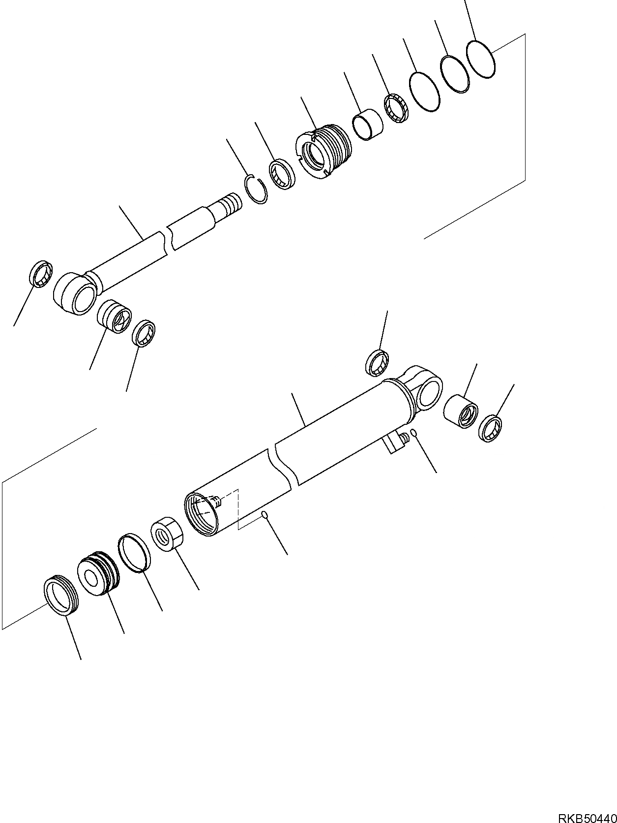 Схема запчастей Komatsu PC30MR-2 - ЦИЛИНДР РУКОЯТИ РАБОЧЕЕ ОБОРУДОВАНИЕ