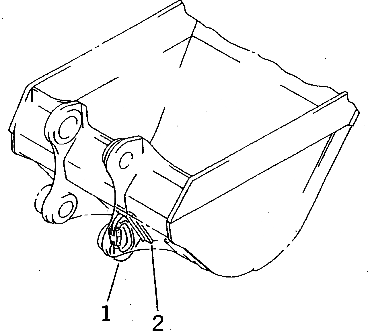 Схема запчастей Komatsu PC310-5 - КОВШ КРЮК РАБОЧЕЕ ОБОРУДОВАНИЕ