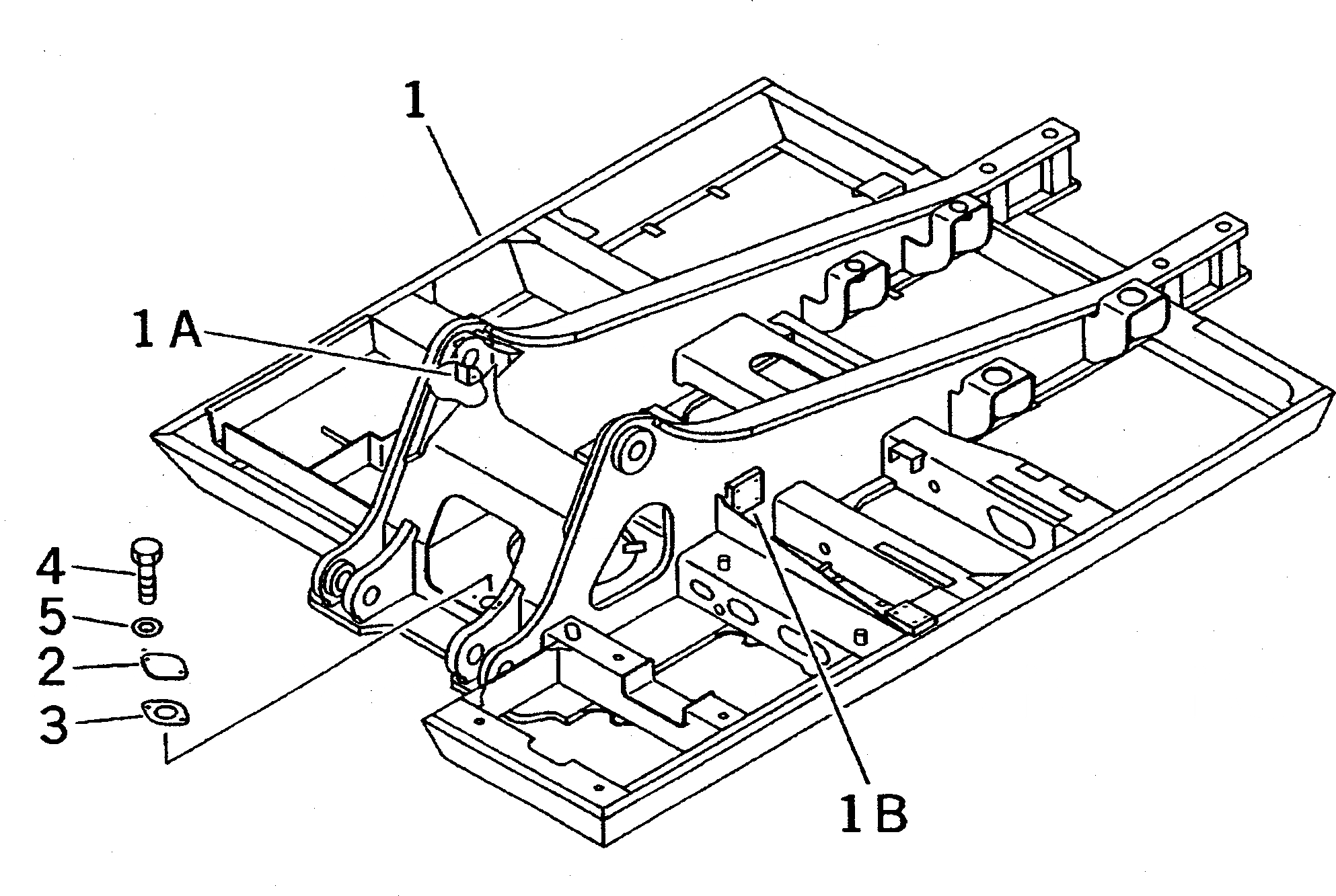Схема запчастей Komatsu PC310LC-5 - ОСНОВНАЯ РАМА (ДЛЯ НАСОСS) СИСТЕМА УПРАВЛЕНИЯ И ОСНОВНАЯ РАМА