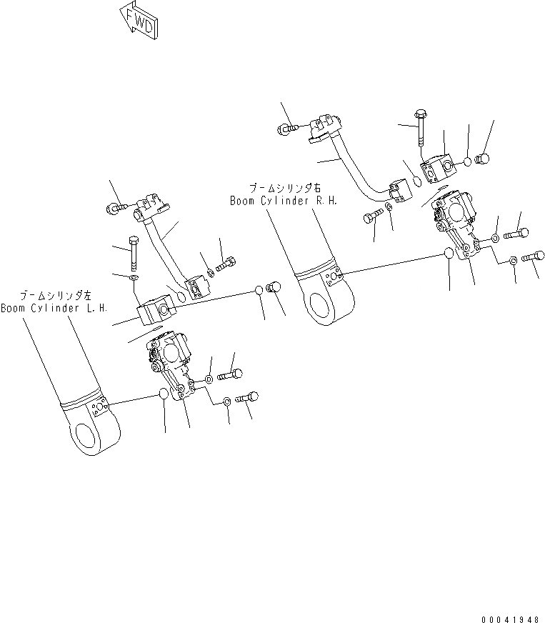 Схема запчастей Komatsu PC340LC-7K-E0 - КЛАПАН ПЕРЕГРУЗКИ СТРЕЛЫ (КЛАПАН ПЕРЕГРУЗКИ СТРЕЛЫ) ГИДРАВЛИКА