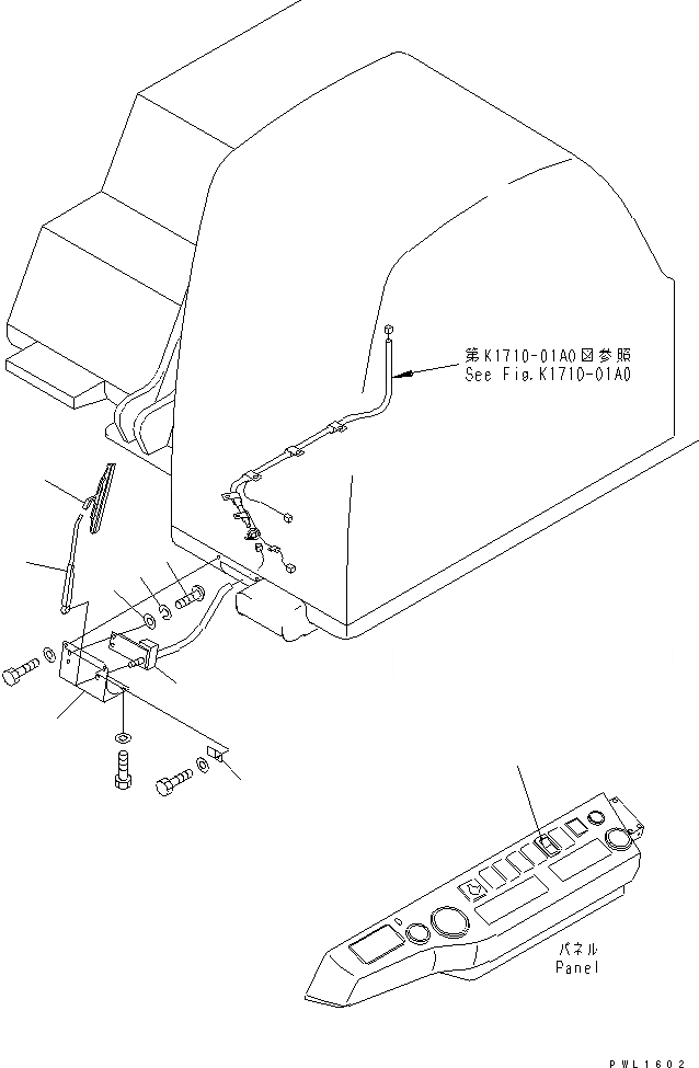 Схема запчастей Komatsu PC340NLC-6 - НИЖН. ДВОРНИКИ КАБИНА ОПЕРАТОРА И СИСТЕМА УПРАВЛЕНИЯ
