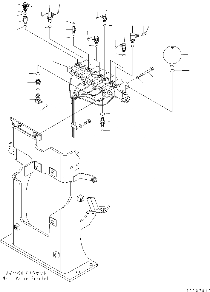 Схема запчастей Komatsu PC350-7E0 - СОЛЕНОИДНЫЙ КЛАПАН (КЛАПАН) ( АКТУАТОР) ГИДРАВЛИКА