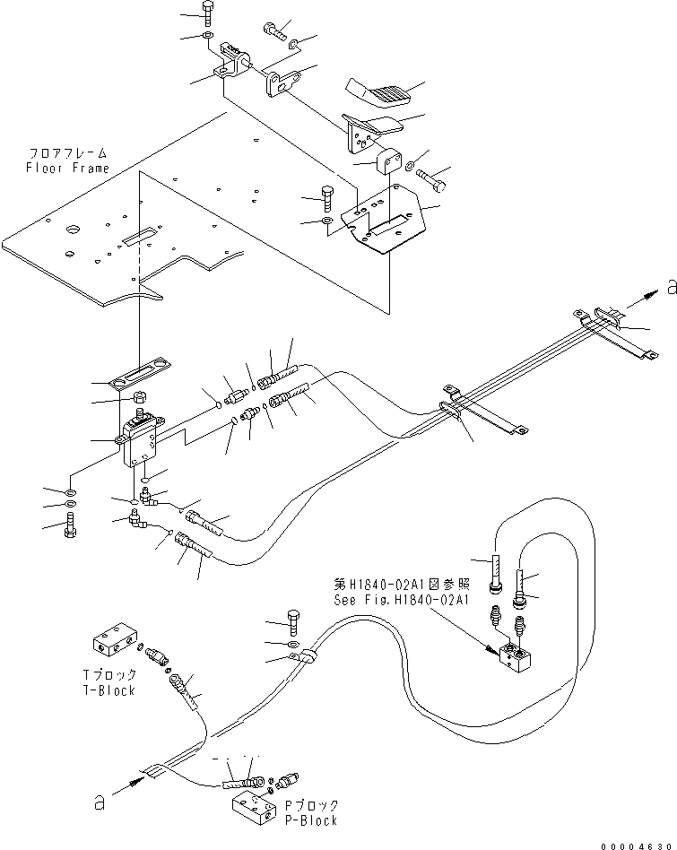 Схема запчастей Komatsu PC350LC-7 - ОСНОВН. КОНСТРУКЦИЯ (FOOTREST) (ПРАВ.) ( АКТУАТОР) (ДЛЯ 7-СЕГМЕНТН. МОНИТОР)(№-) КАБИНА ОПЕРАТОРА И СИСТЕМА УПРАВЛЕНИЯ