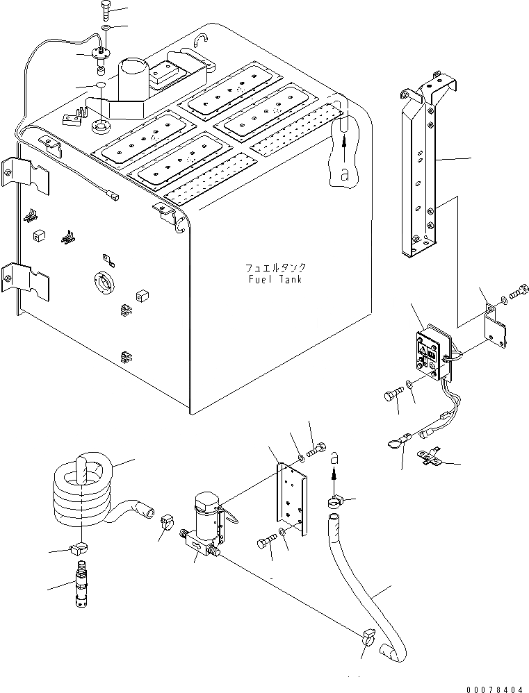 Схема запчастей Komatsu PC350LC-8 - НАСОС АВТОМАТИЧ. ЗАПРАВКИ ТОПЛИВА (№K-) W РАЗНОЕ