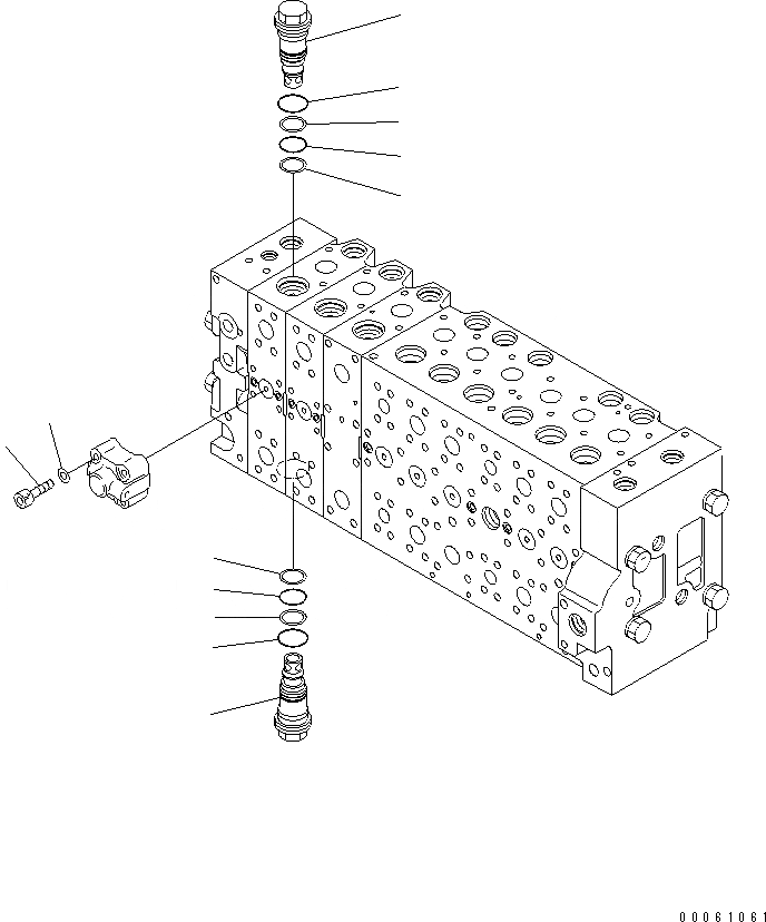 Схема запчастей Komatsu PC350LC-8 - ОСНОВН. КЛАПАН (-АКТУАТОР) (БЫСТРОСЪЕМН. МЕХ-М) (/)(№-) ОСНОВН. КОМПОНЕНТЫ И РЕМКОМПЛЕКТЫ
