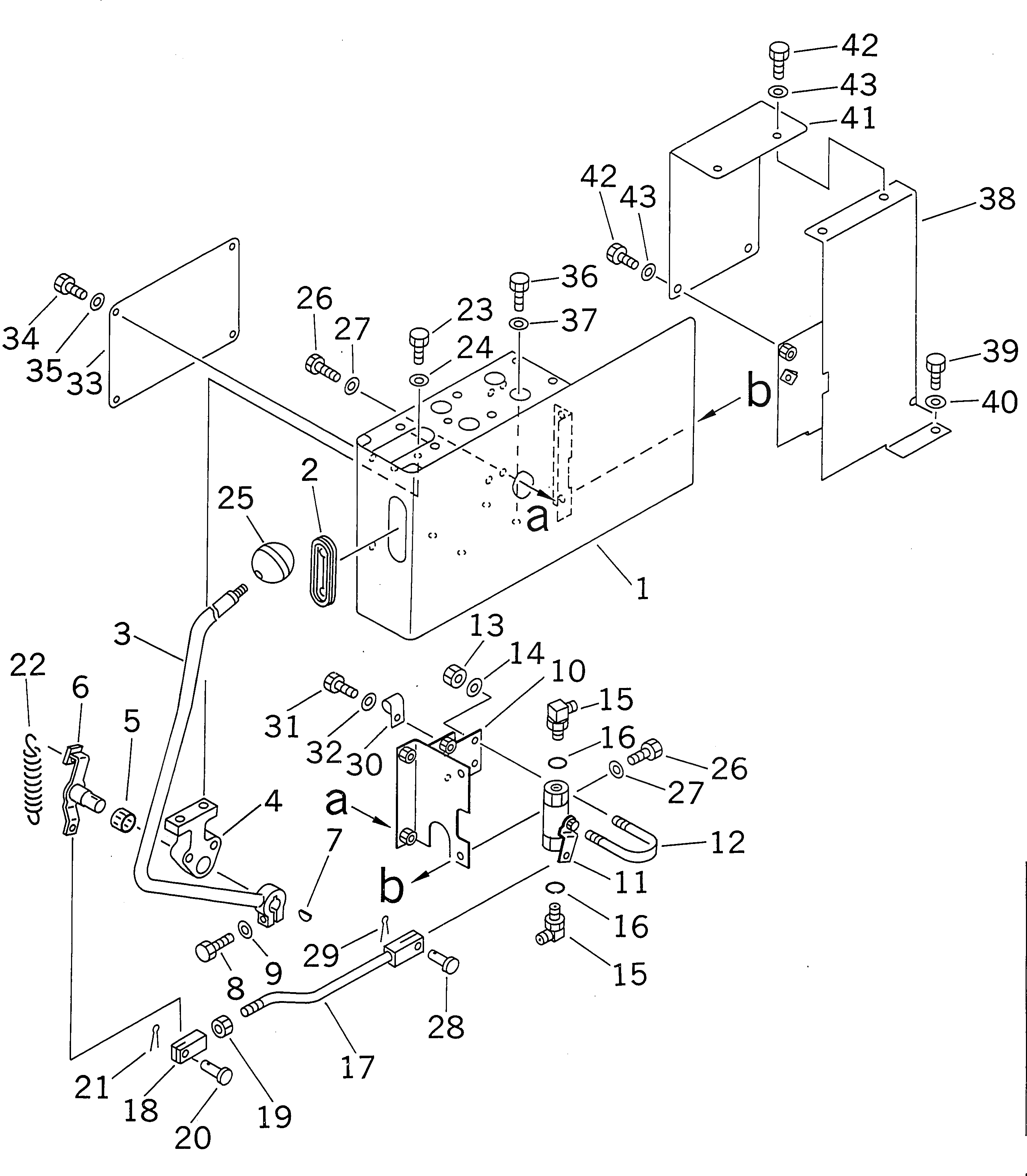 Схема запчастей Komatsu PC350LC-6Z - ОСНОВН. КОНСТРУКЦИЯ (ЛЕВ. СТОЙКА) (СТОЙКА И ЗАДН. КРЫШКА)(№8-) КАБИНА ОПЕРАТОРА И СИСТЕМА УПРАВЛЕНИЯ