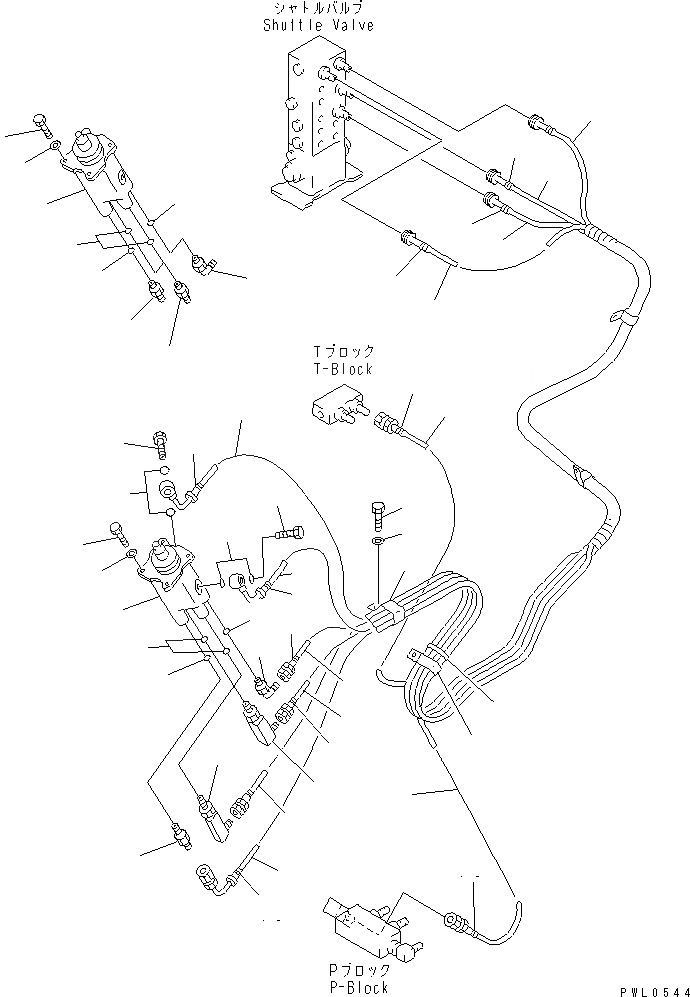 Схема запчастей Komatsu PC350LC-6Z - ОСНОВН. КОНСТРУКЦИЯ (РАБОЧАЯ ЛИНИЯ PPC)(№9-) КАБИНА ОПЕРАТОРА И СИСТЕМА УПРАВЛЕНИЯ