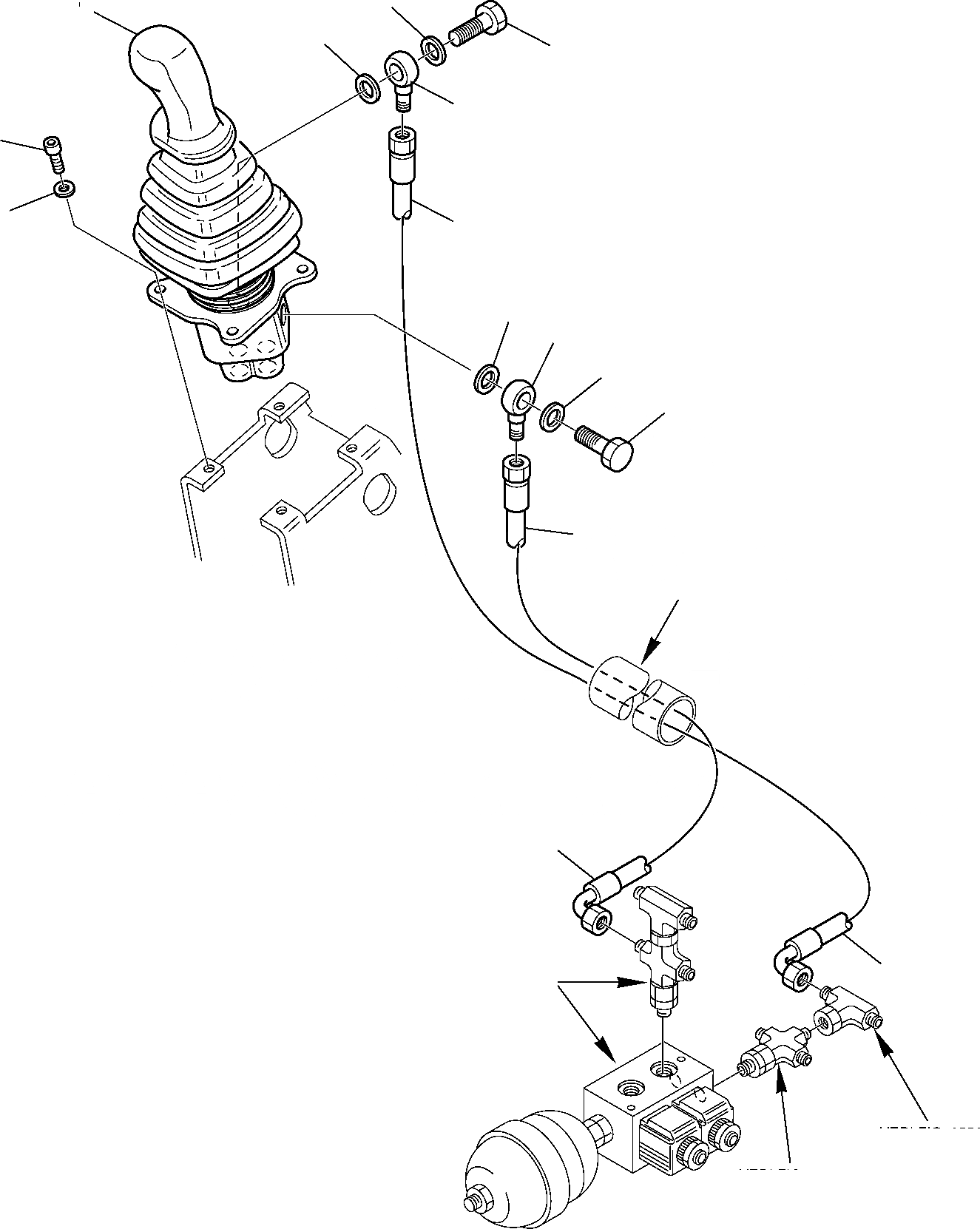 Схема запчастей Komatsu PC35R-8 DELUXE - ГИДРОЛИНИЯ ПРАВ. (СЕРВОУПРАВЛ. ЛИНИЯ) УПРАВЛ-Е РАБОЧИМ ОБОРУДОВАНИЕМ