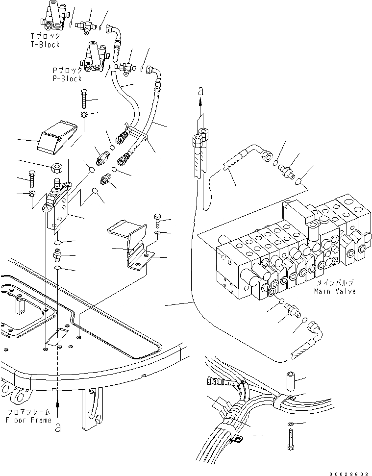 Схема запчастей Komatsu PC35MR-2 - ПЕДАЛЬ УПРАВЛ-Я РАБОЧ. ОБОРУД. КОМПЛЕКТ КАБИНА ОПЕРАТОРА И СИСТЕМА УПРАВЛЕНИЯ