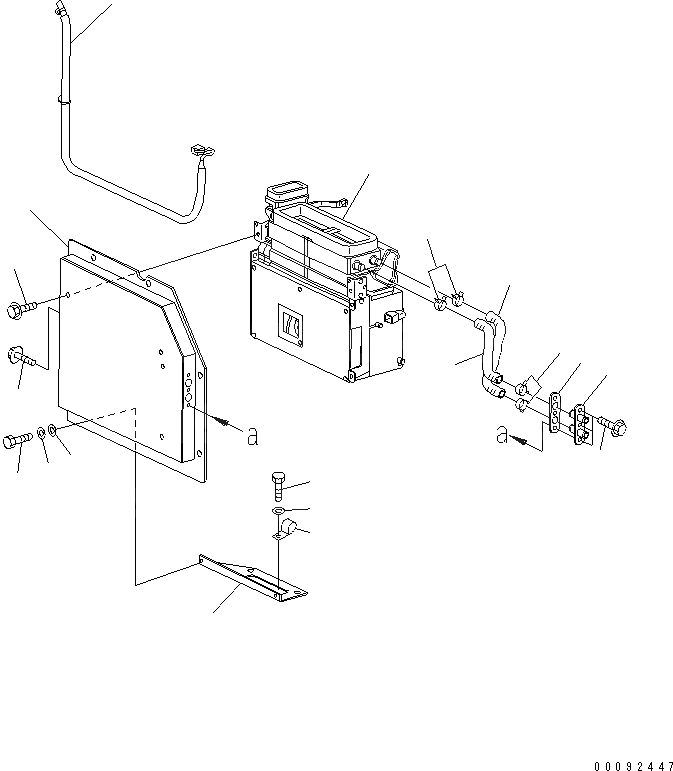 Схема запчастей Komatsu PC35MR-3 - ОТОПИТЕЛЬ (ВНУТР. ЧАСТИ) (/)(№-) ОСНОВН. КОМПОНЕНТЫ И РЕМКОМПЛЕКТЫ