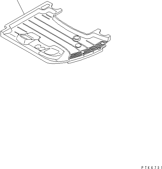 Схема запчастей Komatsu PC35MRX-1A - ПОКРЫТИЕ ПОЛА(-ACTUATER НАВЕСН. ОБОРУД) (ДЛЯ КАБИНЫ) КАБИНА ОПЕРАТОРА И СИСТЕМА УПРАВЛЕНИЯ