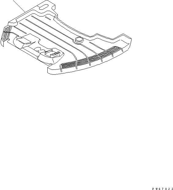 Схема запчастей Komatsu PC35MRX-1A - ПОКРЫТИЕ ПОЛА(ДЛЯ НАВЕСА) (С АКТУАТОР НАВЕСН. ОБОРУД)(№9-) КАБИНА ОПЕРАТОРА И СИСТЕМА УПРАВЛЕНИЯ