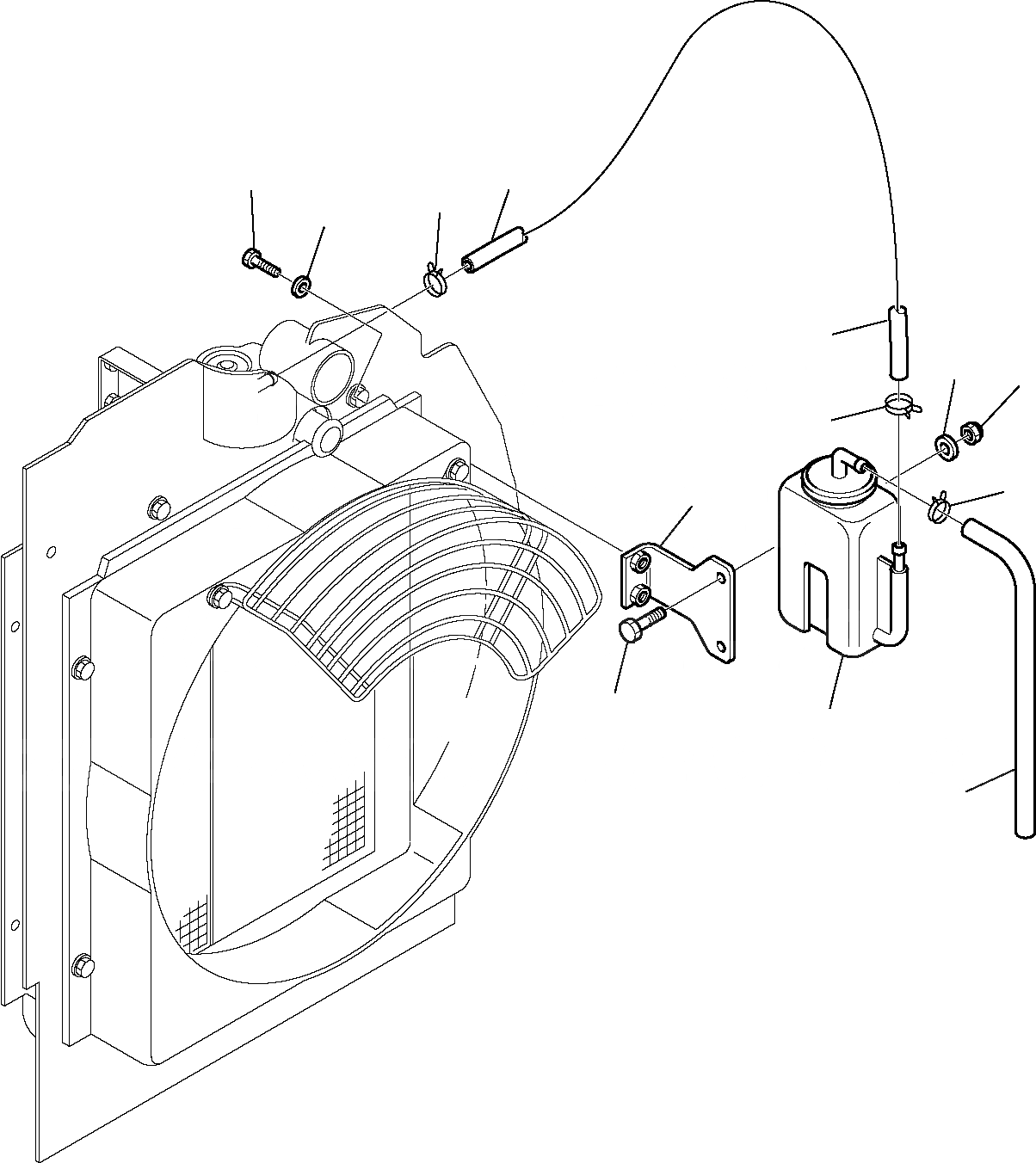 Схема запчастей Komatsu PC35R-8 - РЕЗЕРВН. БАК И ТРУБЫ КОМПОНЕНТЫ ДВИГАТЕЛЯ И ЭЛЕКТРИКА
