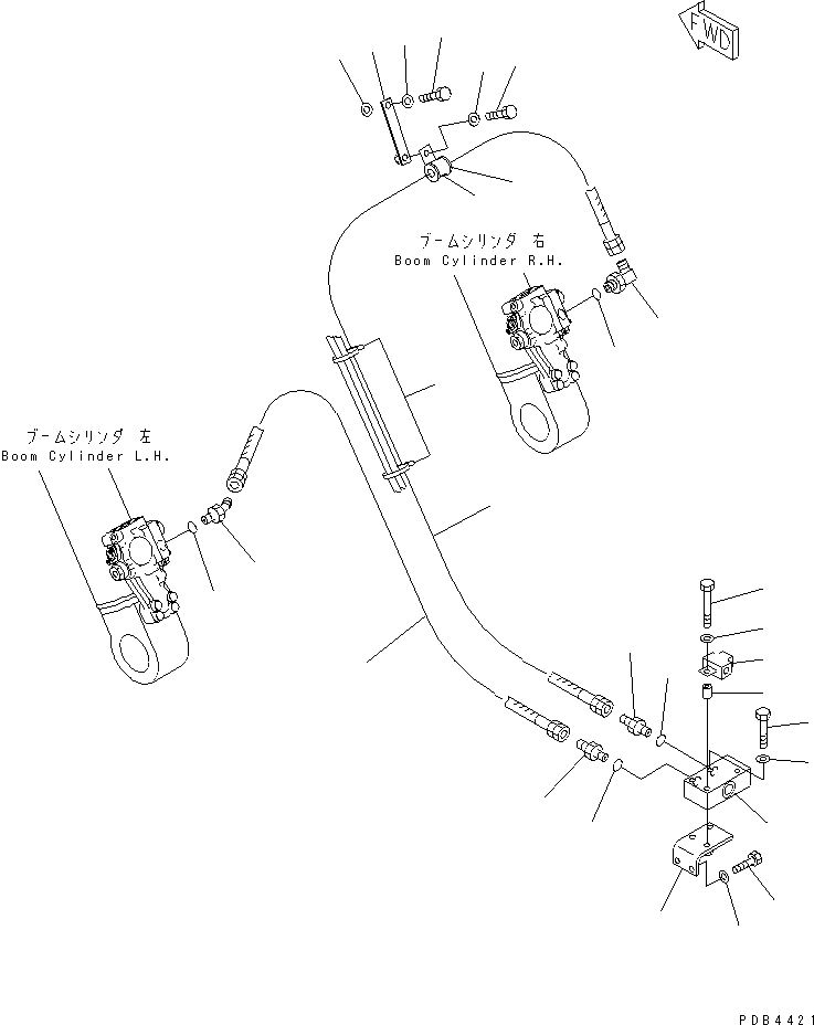 Схема запчастей Komatsu PC380LC-6K - ПРЕДОТВРАЩ. СМЕЩЕНИЯ (СТРЕЛА) (/) ГИДРАВЛИКА