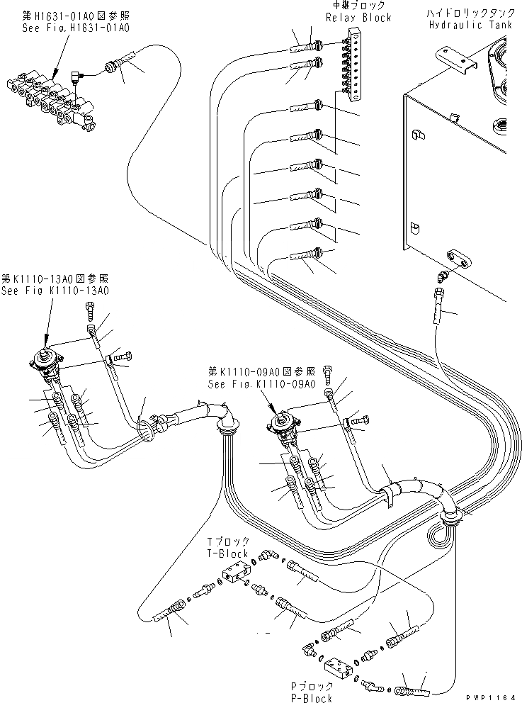 Схема запчастей Komatsu PC380LC-7K - ОСНОВН. КОНСТРУКЦИЯ (PPC) (/) КАБИНА ОПЕРАТОРА И СИСТЕМА УПРАВЛЕНИЯ