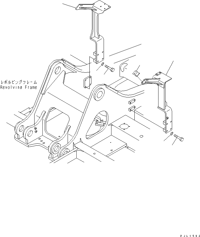 Схема запчастей Komatsu PC380LC-6K-J - ATT ЛИНИИ (КОРПУС) ( АКТУАТОР)(№-) ГИДРАВЛИКА
