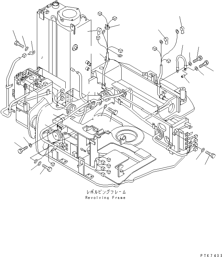 Схема запчастей Komatsu PC38UU-3 - ЭЛЕКТРОПРОВОДКА (Э/ПРОВОДКА) (/) ЭЛЕКТРИКА