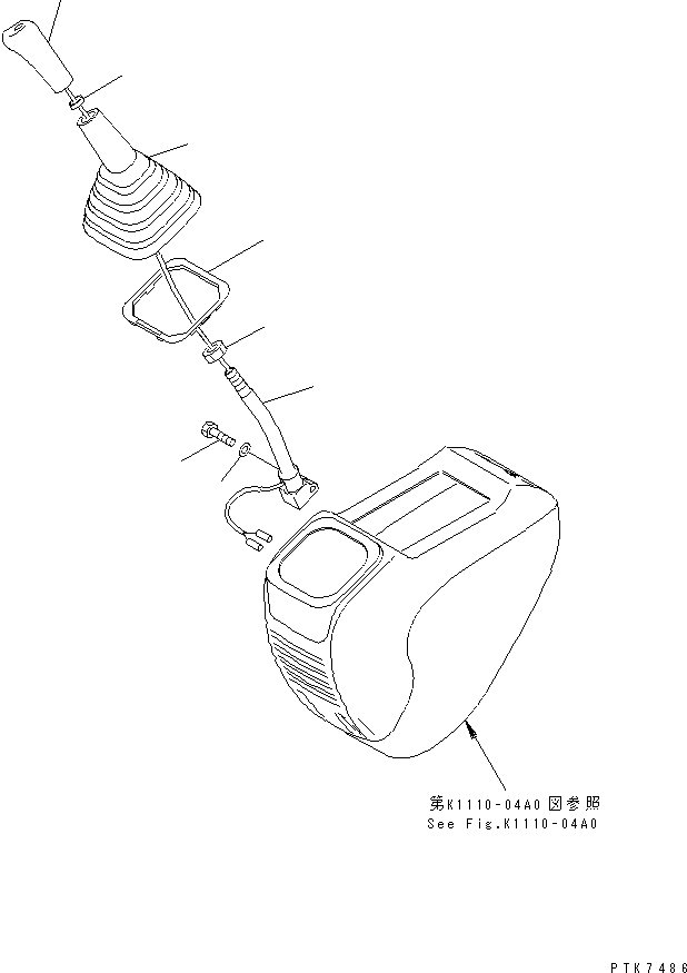 Схема запчастей Komatsu PC38UU-3 - ОСНОВН. КОНСТРУКЦИЯ (РЫЧАГ УПРАВЛЕНИЯ ПОВОРОТОМ) (НАВЕС) (ДЛЯ DECEL) КАБИНА ОПЕРАТОРА И СИСТЕМА УПРАВЛЕНИЯ