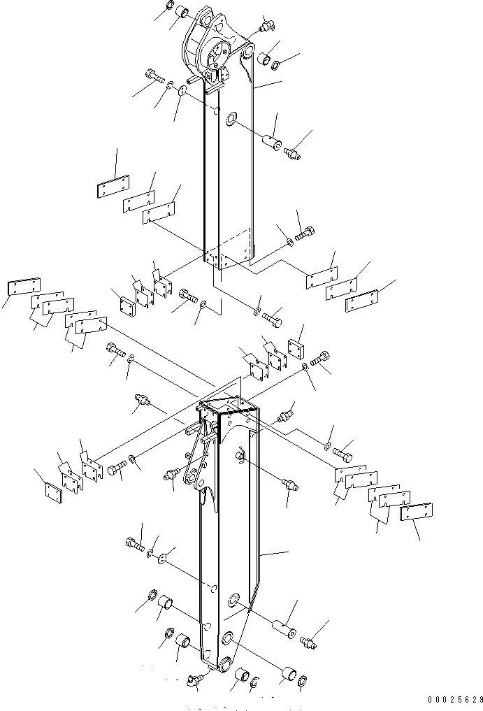 Схема запчастей Komatsu PC38UU-3 - РУКОЯТЬ (РУКОЯТЬ) (ДЛЯ ТЕЛЕСКОПИЧЕСК. РУКОЯТЬ) РАБОЧЕЕ ОБОРУДОВАНИЕ