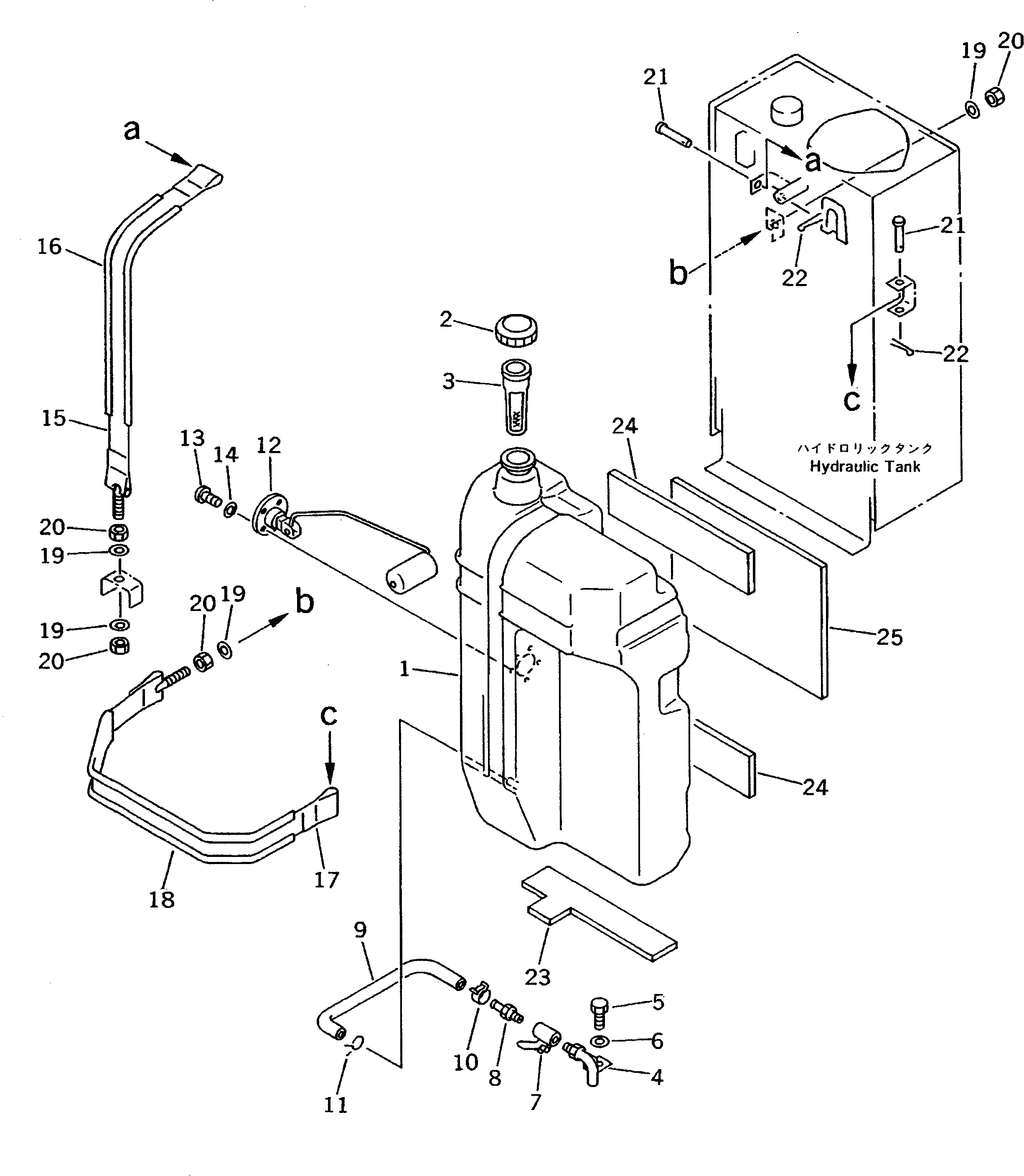 Схема запчастей Komatsu PC38UUM-2 - ТОПЛИВН. БАК. (БАК) ТОПЛИВН. БАК. AND КОМПОНЕНТЫ