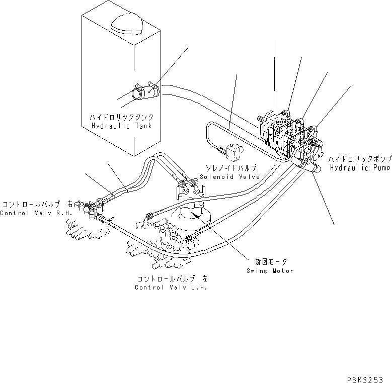 Схема запчастей Komatsu PC38UUM-2 - ЧАСТИ ДЛЯ ПЕРИОДИЧ. ЗАМЕНЫ (/) (ГИДРАВЛ ШЛАНГИ) КАТАЛОГИ ЗЧ