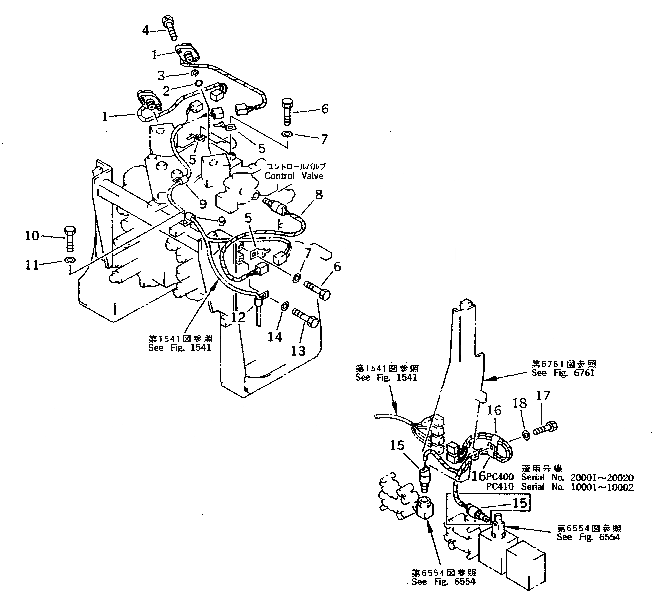 Схема запчастей Komatsu PC400-5 - ДАТЧИК ДАВЛЕНИЯ И PRESSURE ПЕРЕКЛЮЧАТЕЛЬ(№-) КОМПОНЕНТЫ ДВИГАТЕЛЯ И ЭЛЕКТРИКА